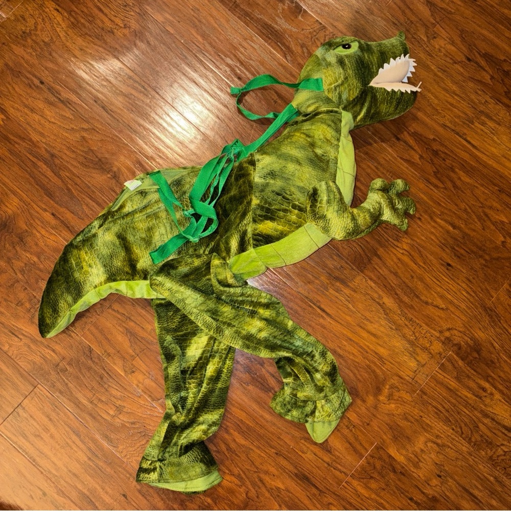 T-Rex Ride On Dinosaur Costume Child Sz 3-4 Yr Halloween Play